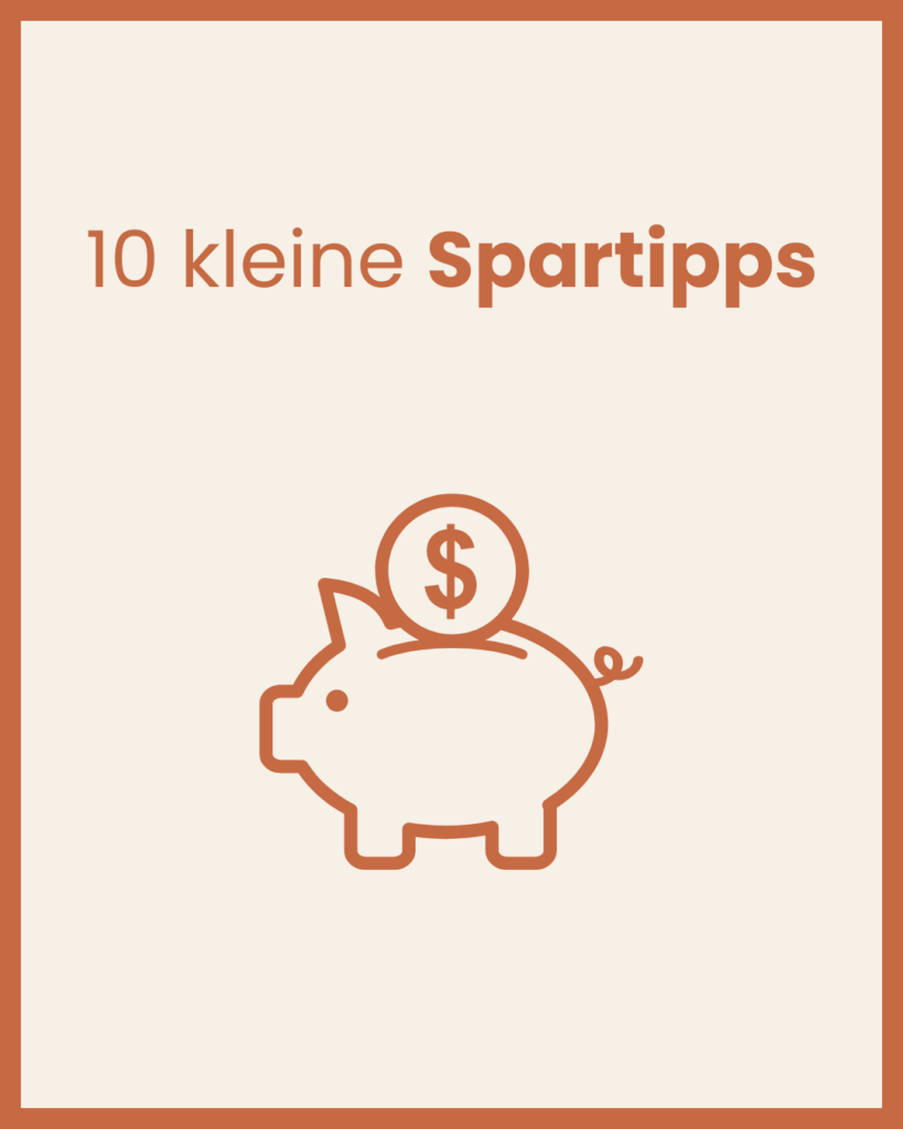 Sparen Tipps