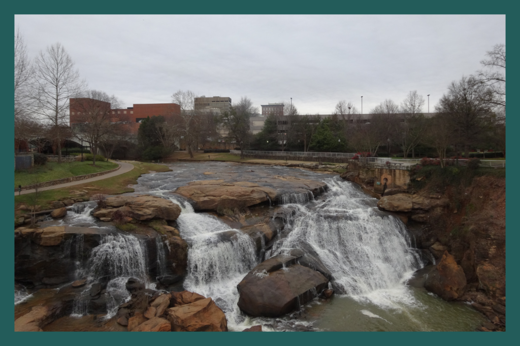 Greenville Falls Park on the Reedy