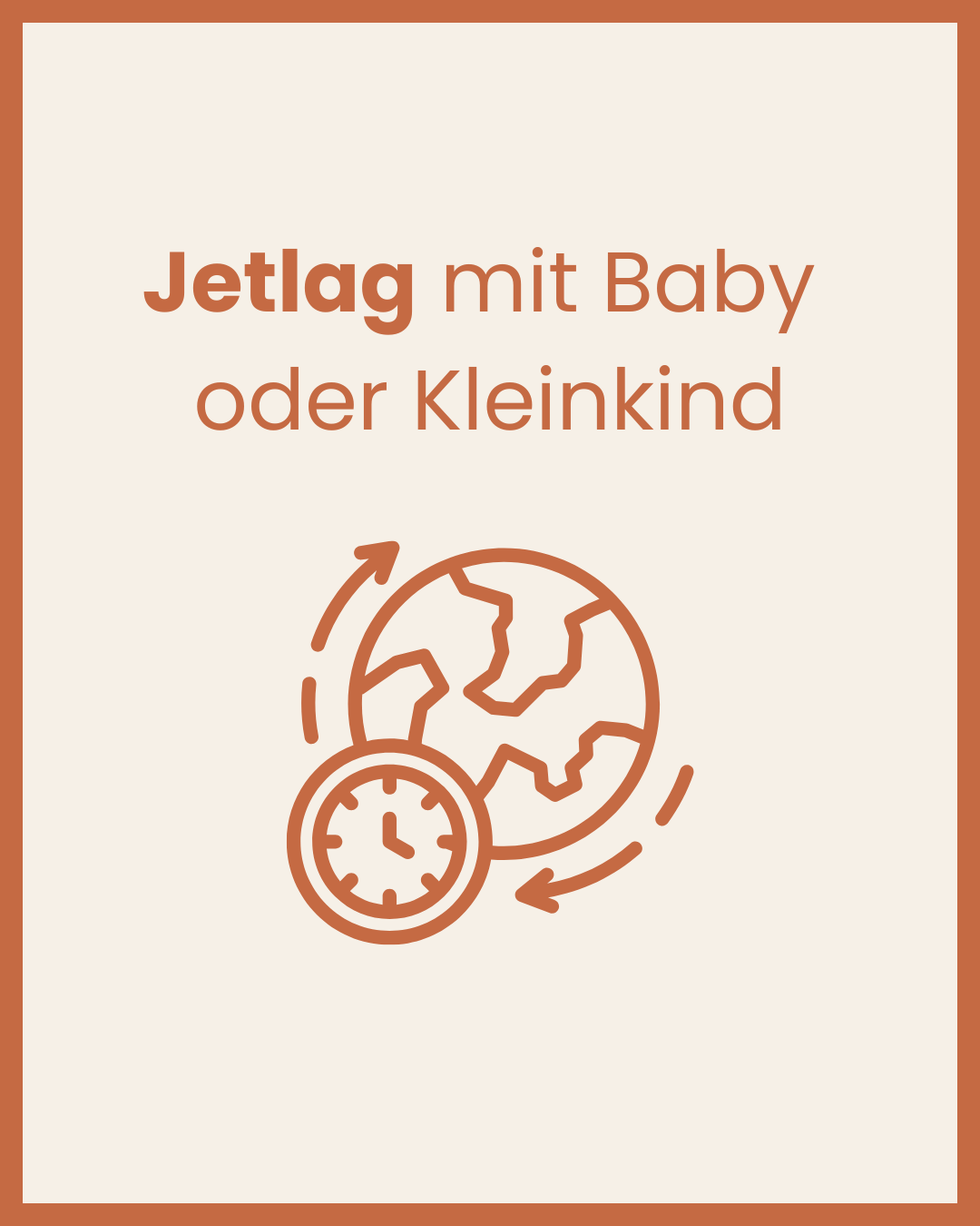 Jetlag mit Baby oder Kleinkind